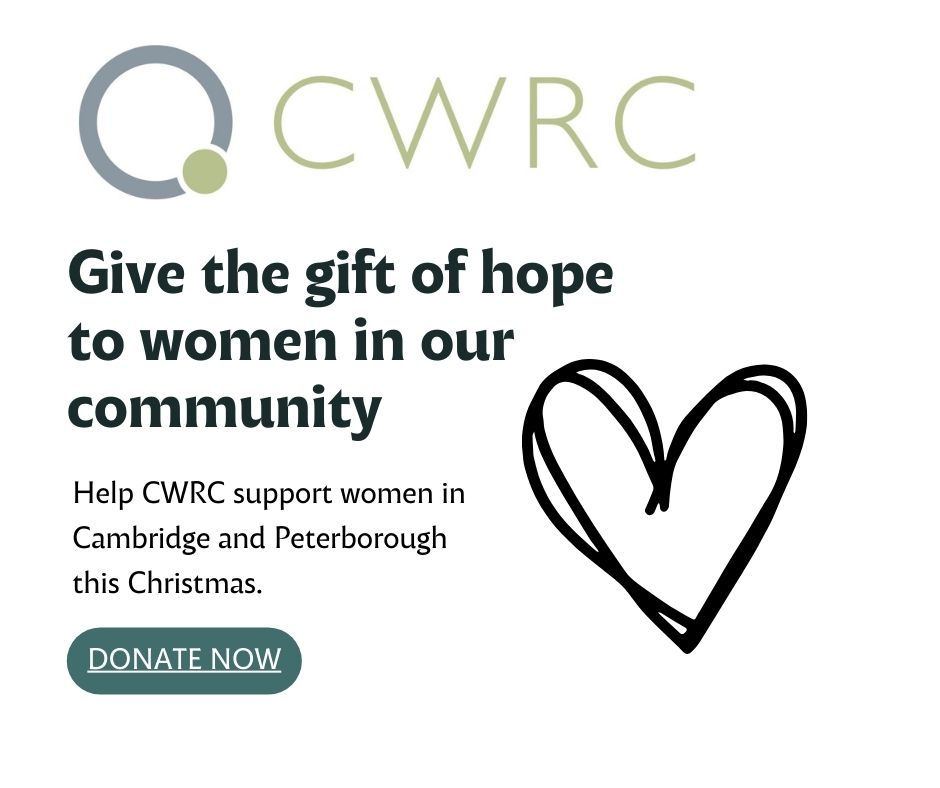 Give the gift of hope, donate to women in Cambridge and Peterborough